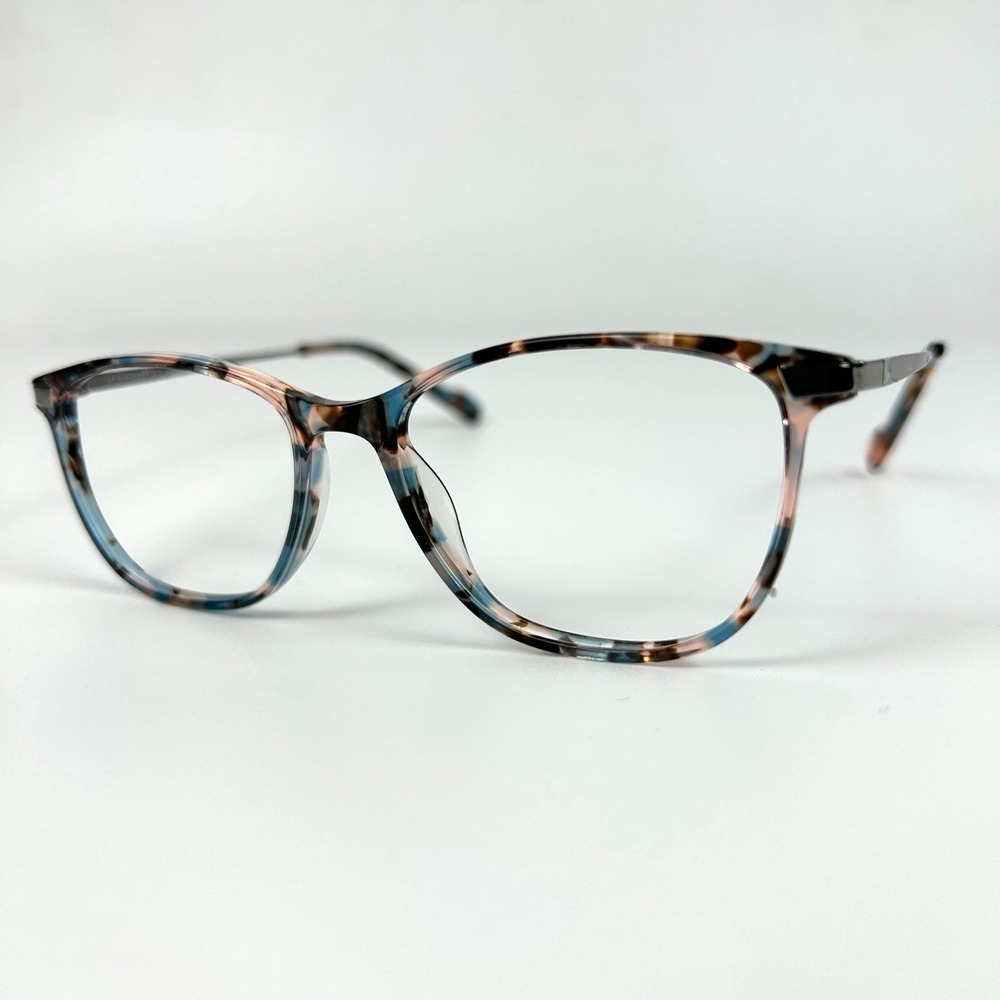 Scott Harris SH-742 Womens Eyeglasses Frame Denim Tortoise Cat Eye 49-16-132 mm